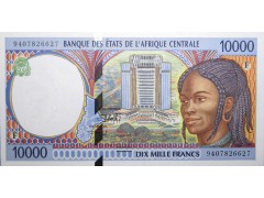 Банкнота Центральноафриканская Республика 10000 (десять тысяч) франков 1994 год. Pick 305Fa. UNC