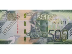 Банкнота Кения 500 (пятьсот) шиллингов 2024 год. Pick W55.2. UNC