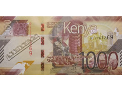 Банкнота Кения 1000 (тысяча) шиллингов 2024 год. Pick W56.2. UNC