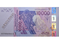 Банкнота Того 10000 (десять тысяч) франков 2005 год. Pick 818Tc. UNC