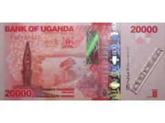Банкнота Уганда 20000 (двадцать тысяч) шиллингов 2024 год. Pick 53. UNC