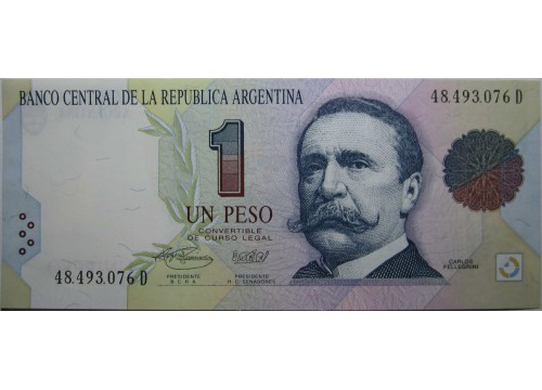 Банкнота Аргентина 1 (один) песо 1992-1994 год. Pick 339b. UNC