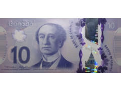 Банкнота Канада 10 (десять) долларов 2013 год. Pick 107b. UNC