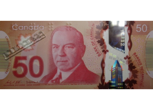 Банкнота Канада 50 (пятьдесят) долларов 2012 год. Pick 109c. UNC