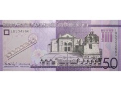 Банкнота Доминикана 50 (пятьдесят) песо 2019 год. Pick 189e. UNC