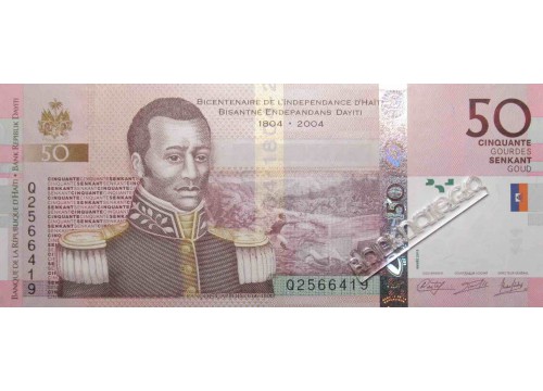 Банкнота Гаити 50 (пятьдесят) гурд 2013 год. Pick 274d. UNC