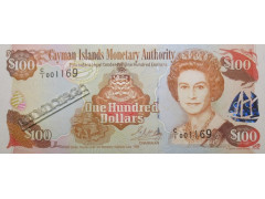 Банкнота Каймановы о-ва 100 (сто) долларов 1998 год. Pick 25. UNC