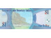 Банкнота Каймановы о-ва 1 (один) доллар 2024 год. Pick 38e5. UNC