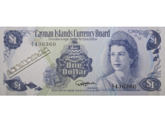 Банкнота Каймановы о-ва 1 (один) доллар 1974 год. Pick 5f. UNC