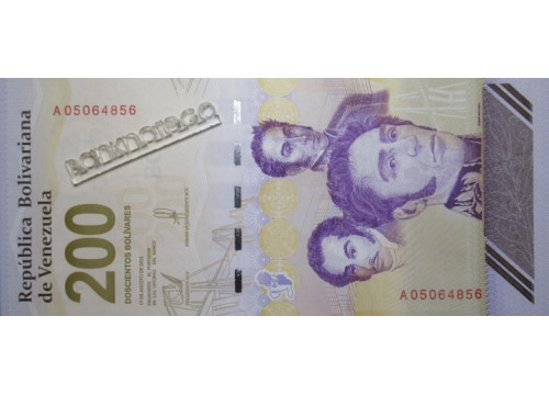 Банкнота Венесуэла 200 (двести) боливаров 2023 год. Pick 120. UNC