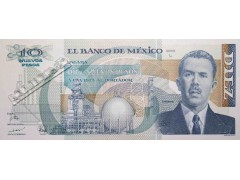 Банкнота Мексика 10 (десять) новых песо 1992 год. Pick 95.11. Серия L. UNC