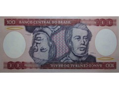 Банкнота Бразилия 100 (сто) крузейро 1974-1984 год. Pick 198b. UNC