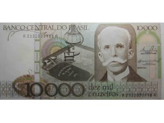 Банкнота Бразилия 10000 (десять тысяч) крузейро 1984 год. Pick 203a. UNC