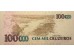 Банкнота Бразилия 100000 (сто тысяч) крузейро 1992 год. Pick 235a. UNC