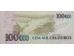 Банкнота Бразилия 100000 (сто тысяч) крузейро 1992-93 год. Pick 235c. VF