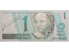 Банкнота Бразилия 1 (один) реал 1994-97 год. Pick 243e. UNC