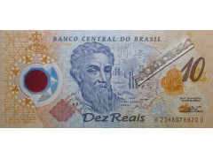 Банкнота Бразилия 10 (десять) реалов 2000 год. Pick 248b. UNC