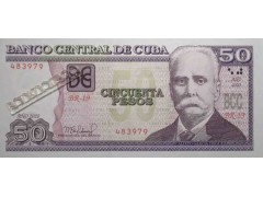 Банкнота Куба 50 (пятьдесят) песо 2020 год. Pick 123. UNC