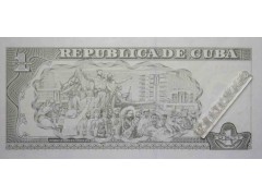 Банкнота Куба 1 (один) песо 2007 год. Pick 128b. UNC