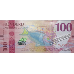 Банкнота Кюрасао и Сен-Мартен 100 (сто) гульденов 2025 года. Pick 4. UNC