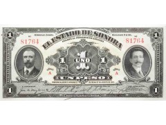 Банкнота Мексика 1 (один) песо 1915 год. Pick S1071. UNC