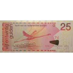 Банкнота Нидерландские Антильские острова 25 (двадцать пять) гульденов 2016 год. Pick 29i. UNC