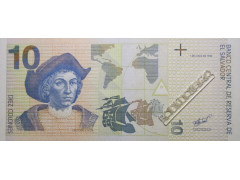 Банкнота Сальвадор 10 (десять) колон 1998 год. Pick 148b. UNC