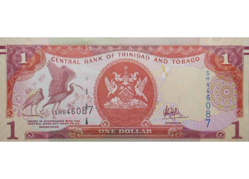 Банкнота Тринидад и Тобаго 1 (один) доллар 2006 год. Pick 46A2. UNC