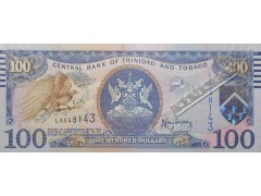 Банкнота Тринидад и Тобаго 100 (сто) долларов 2006 год. Pick 51b. AUNC