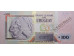 Банкнота Уругвай 100 (сто) песо 2019 год. Pick 95.2. UNC