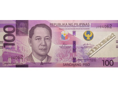 Банкнота Филиппины 100 (сто) песо 2024 год. Pick W232A3. UNC