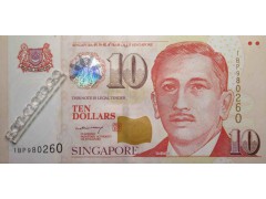 Банкнота Сингапур 10 (десять) долларов 2005 год. Pick 48A. UNC
