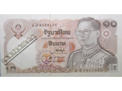 Банкнота Тайланд 10 (десять) Бат 1980 год. Pick 87.2. UNC