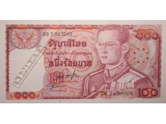 Банкнота Тайланд 100 (сто) Бат 1978 год. Pick 89.6. UNC