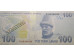 Банкнота Турция 100 (сто) лир 2009 год. Серия F. Pick 226d. UNC