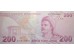 Банкнота Турция 200 (двести) лир 2009 год. Pick 227a. UNC