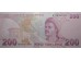 Банкнота Турция 200 (двести) лир 2009 год. Pick 227b. UNC