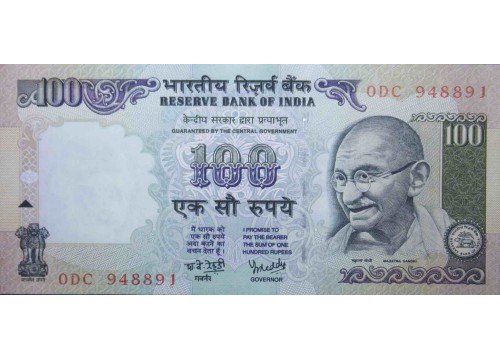 Банкнота Индия 100 (сто) рупий 1996-2005 год. Pick 91k. UNC