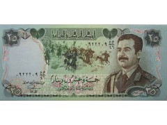 Банкнота Ирак 25 (двадцать пять) динар 1986 год. Pick 73. UNC