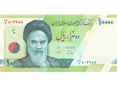 Банкнота Иран 10000 (десять тысяч) реалов 2007-18 год. Pick 159c. UNC
