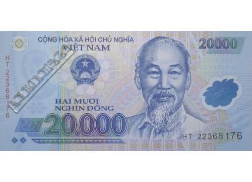 Банкнота Вьетнам 20000 (двадцать тысяч) донг 2022 год. Pick 120. UNC