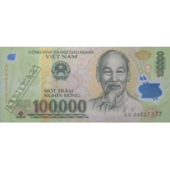 Банкнота Вьетнам 100000 (сто тысяч) донг 2004 год. Pick 122a. UNC