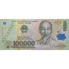 Банкнота Вьетнам 100000 (сто тысяч) донг 2005 год. Pick 122b. UNC