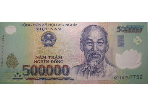 Банкнота Вьетнам 500000 (пятьсот тысяч) донг 2014 год. Pick 124j. UNC