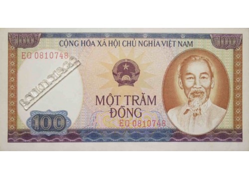 Банкнота Вьетнам 100 (сто) донг 1980 год. Pick 88b. UNC