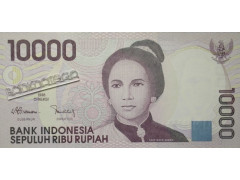 Банкнота Индонезия 10000 (десять тысяч) рупий 2005 год. Pick 137h. UNC