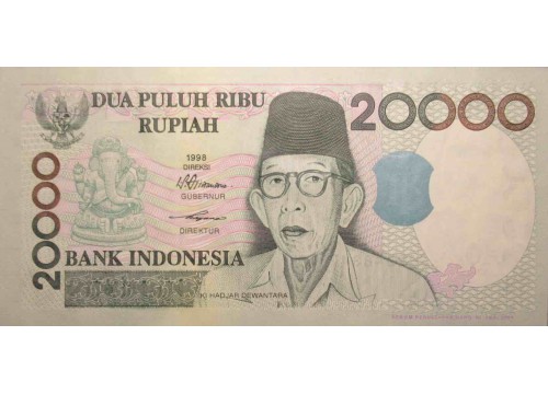 Банкнота Индонезия 20000 (двадцать тысяч) рупий 2004 год. Pick 138g. UNC