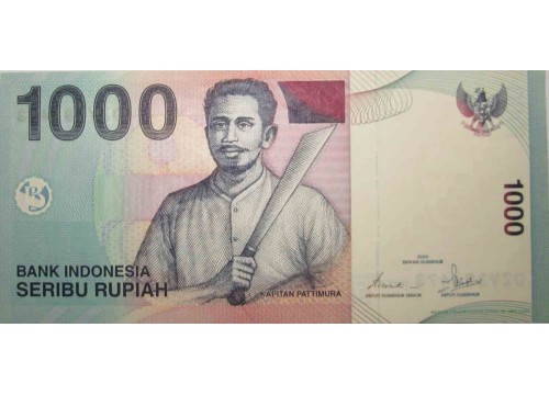 Банкнота Индонезия 1000 (тысяча) рупий 2000 год. Pick 141e. UNC