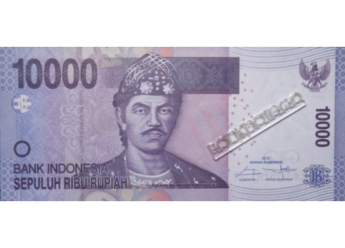 Банкнота Индонезия 10000 (десять тысяч) рупий 2016 год. Pick 150h2. UNC