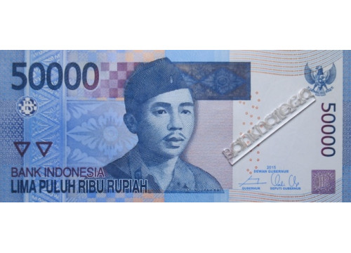 Банкнота Индонезия 50000 (пятьдесят тысяч) рупий 2015 год. Pick 152f. UNC